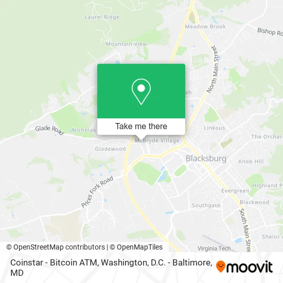 Coinstar - Bitcoin ATM map