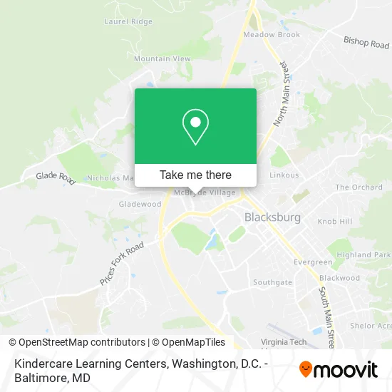 Mapa de Kindercare Learning Centers