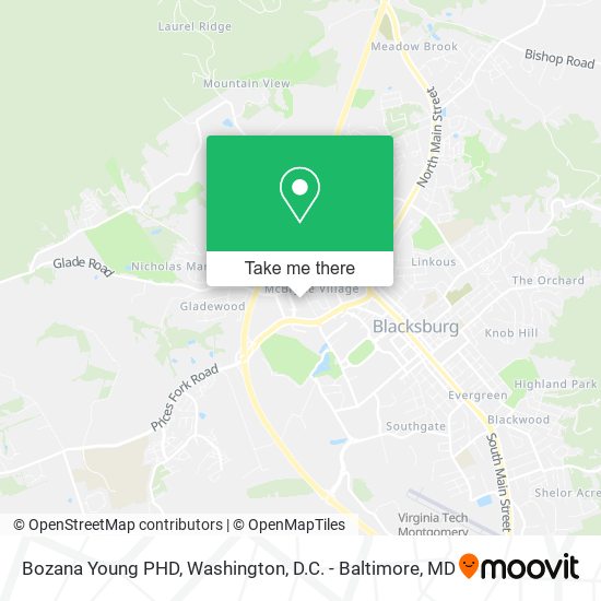 Mapa de Bozana Young PHD