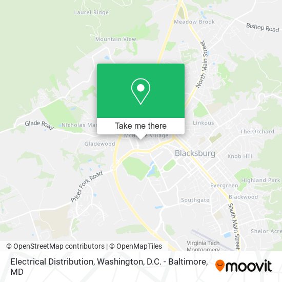 Electrical Distribution map