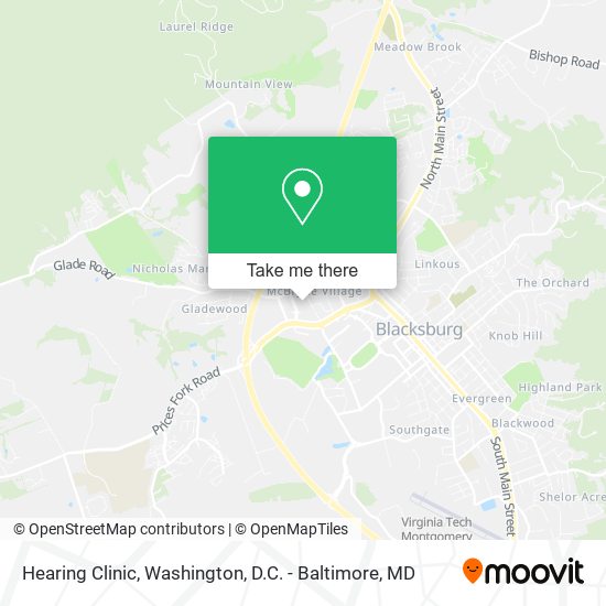 Mapa de Hearing Clinic