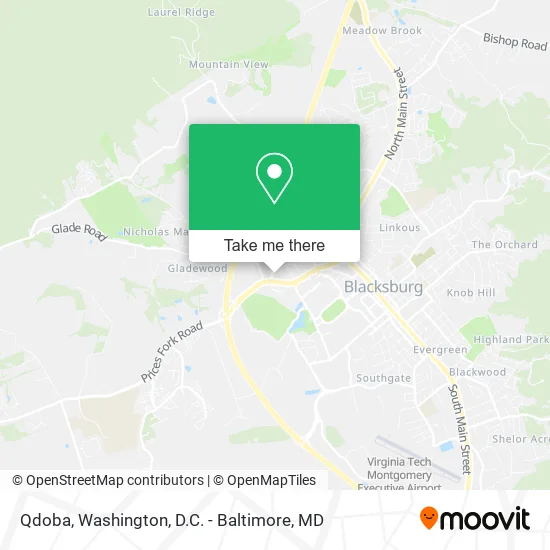 Qdoba map