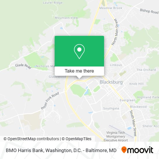 BMO Harris Bank map