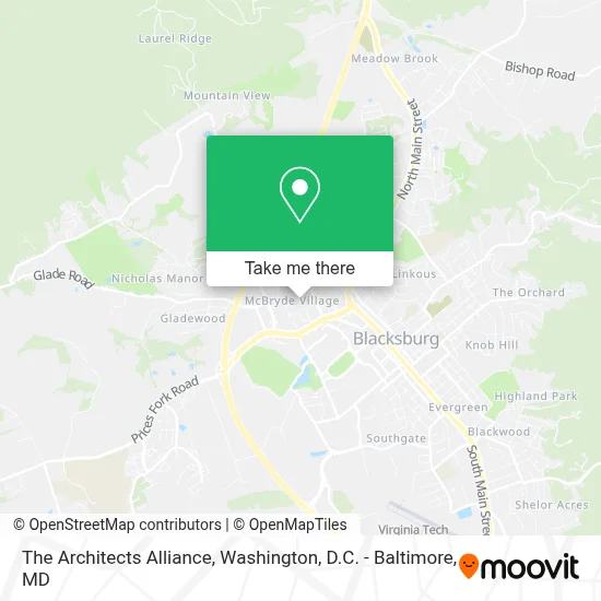 The Architects Alliance map