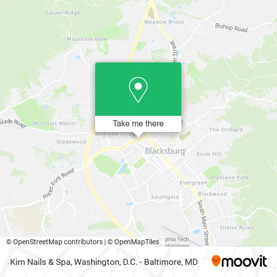 Kim Nails & Spa map