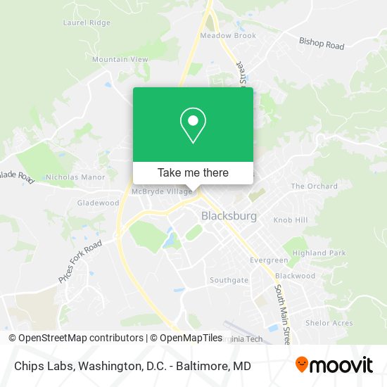 Chips Labs map