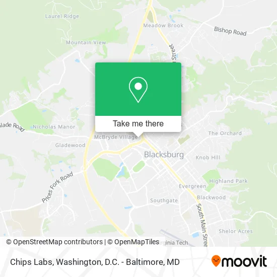 Chips Labs map
