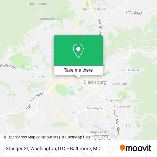 Stanger St map