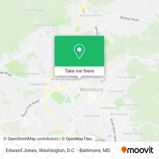 Edward Jones map