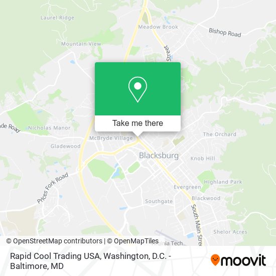 Rapid Cool Trading USA map