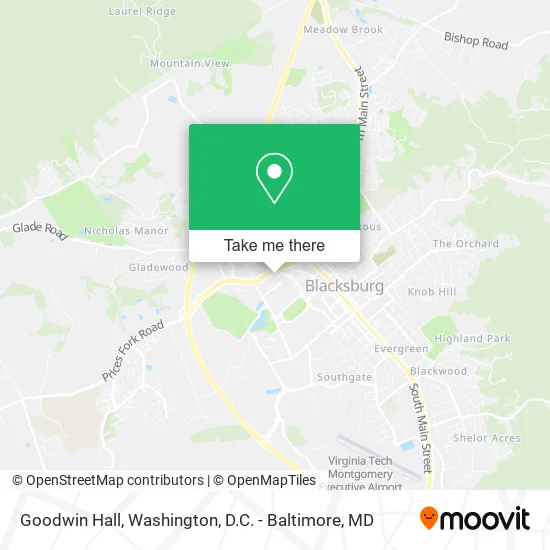 Goodwin Hall map