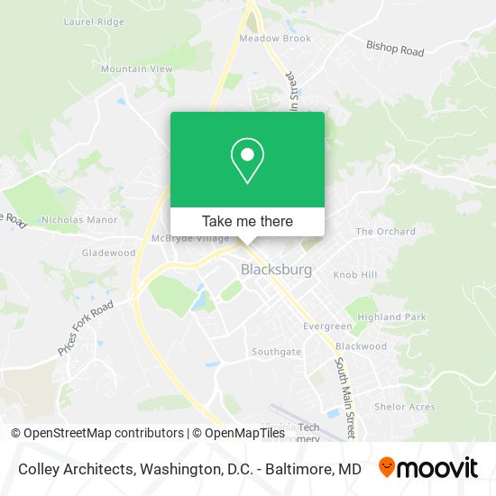 Colley Architects map