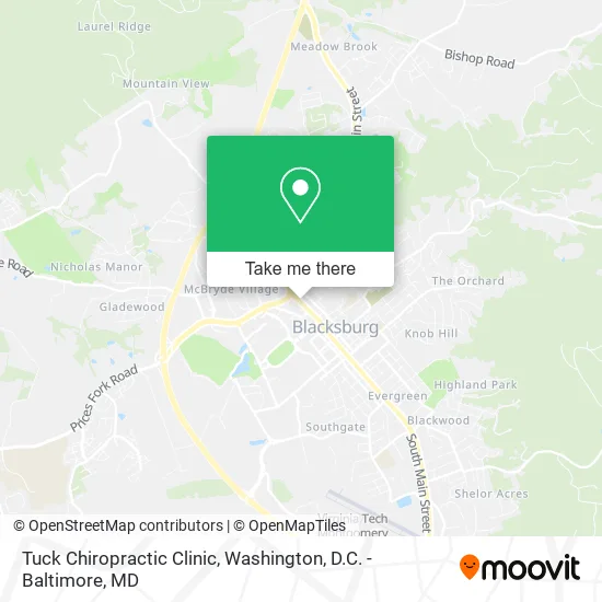 Tuck Chiropractic Clinic map