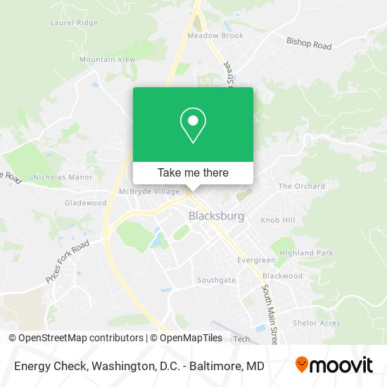 Energy Check map