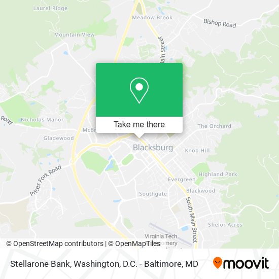 Mapa de Stellarone Bank