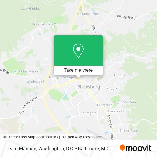 Team Mannon map