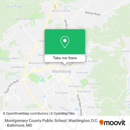 Montgomery County Public School map