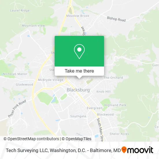 Tech Surveying LLC map