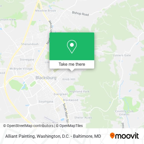Mapa de Alliant Painting