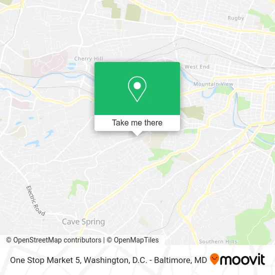 One Stop Market 5 map