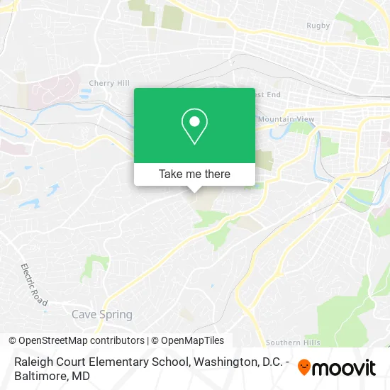 Raleigh Court Elementary School map
