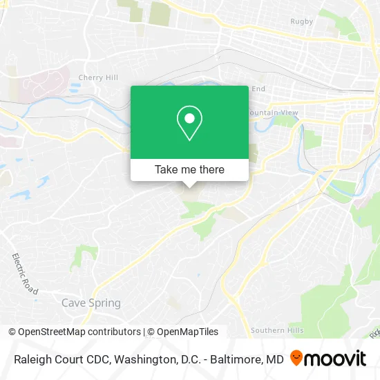 Raleigh Court CDC map