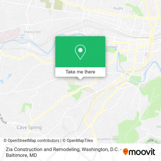 Zia Construction and Remodeling map