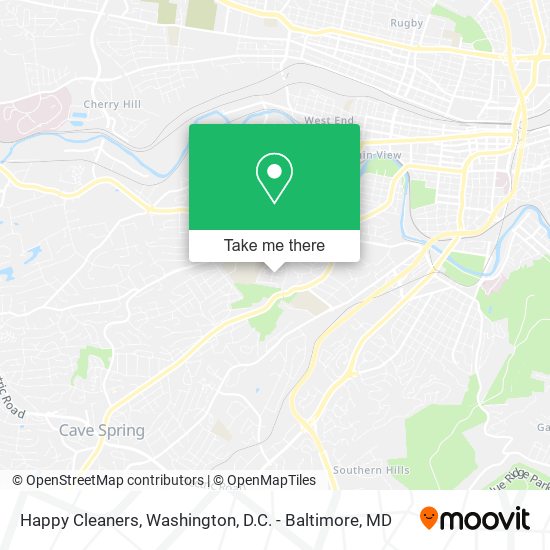 Happy Cleaners map