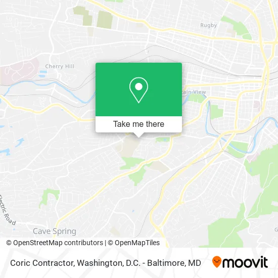 Coric Contractor map