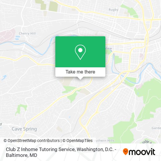 Club Z Inhome Tutoring Service map