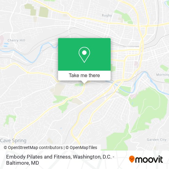 Mapa de Embody Pilates and Fitness