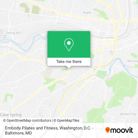 Embody Pilates and Fitness map