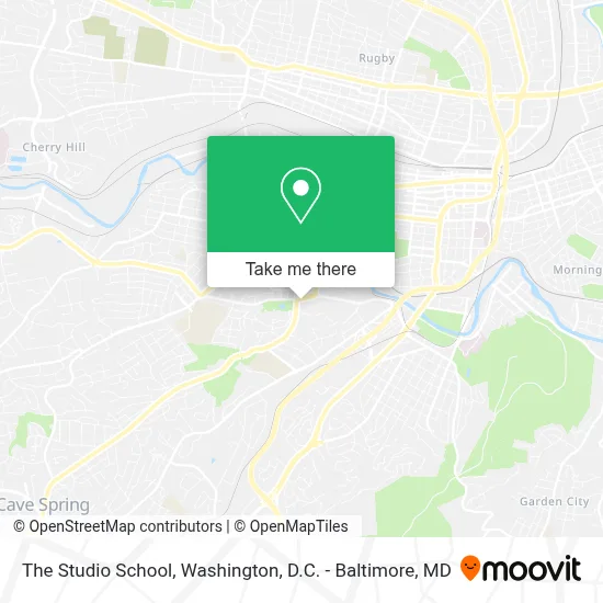 The Studio School map