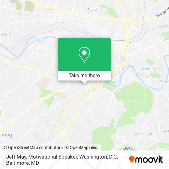 Jeff May, Motivational Speaker map
