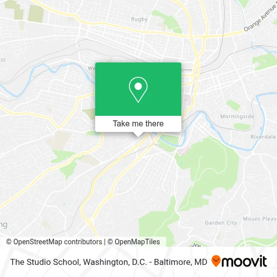 The Studio School map