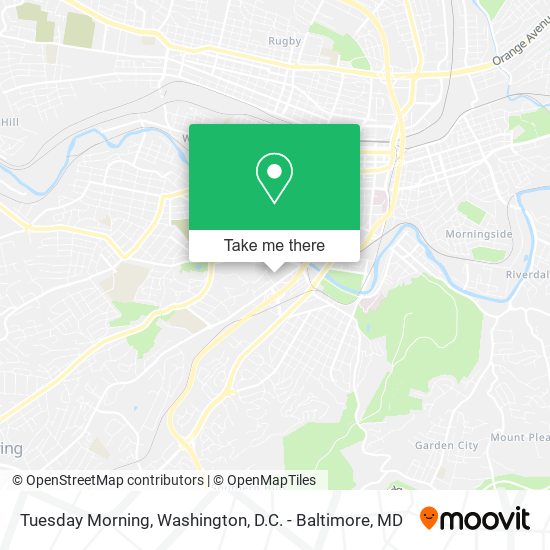 Mapa de Tuesday Morning