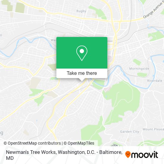 Newman's Tree Works map