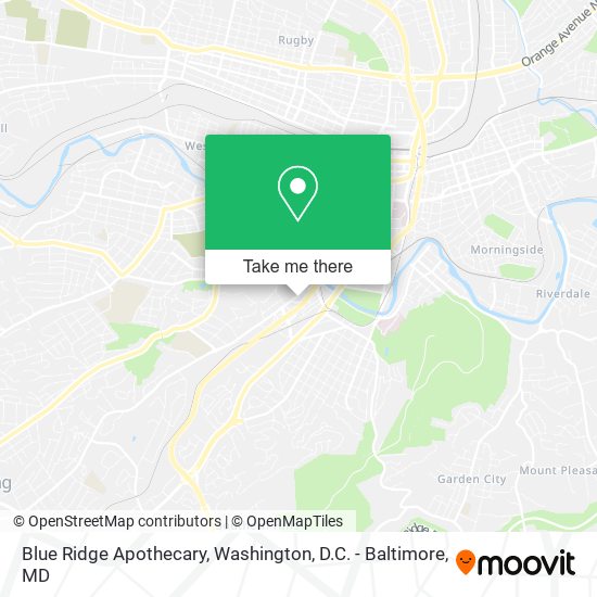 Blue Ridge Apothecary map