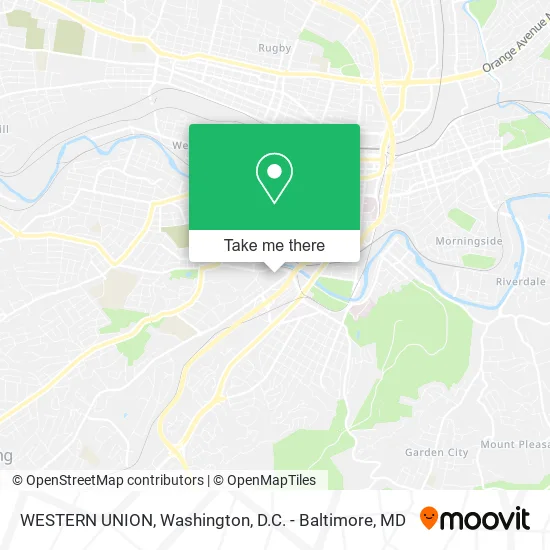 Mapa de WESTERN UNION