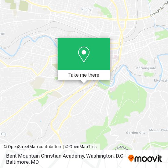 Bent Mountain Christian Academy map