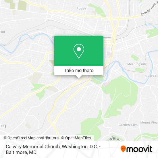 Calvary Memorial Church map