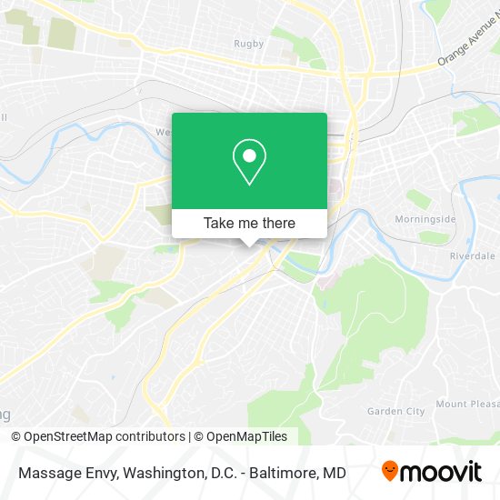 Massage Envy map