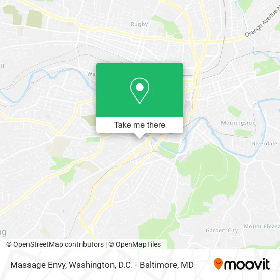 Mapa de Massage Envy
