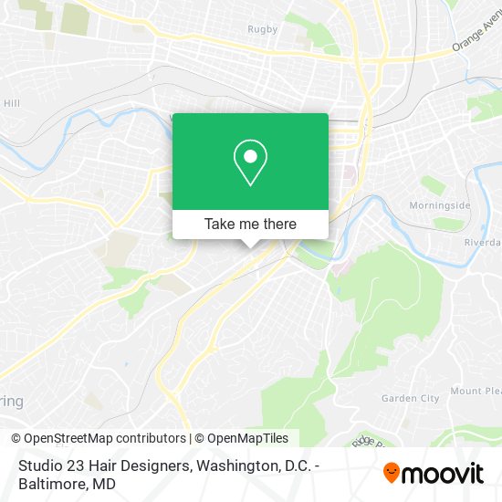 Mapa de Studio 23 Hair Designers