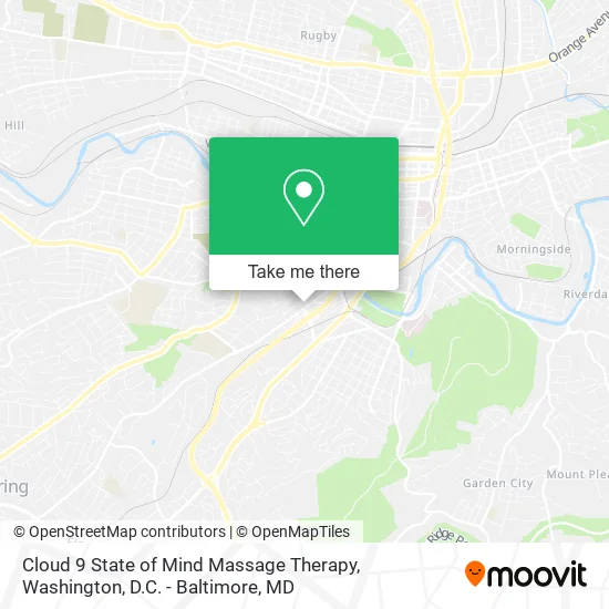 Mapa de Cloud 9 State of Mind Massage Therapy