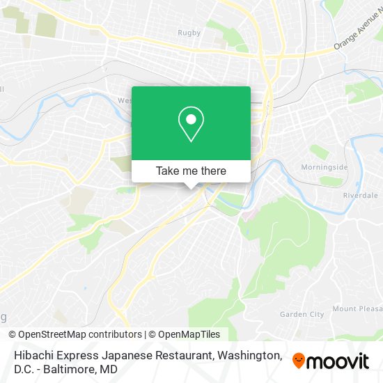 Mapa de Hibachi Express Japanese Restaurant