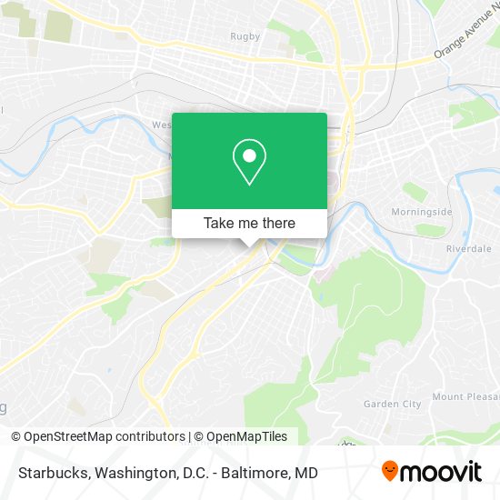 Starbucks map