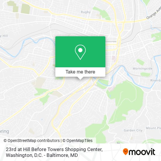 23rd at Hill Before Towers Shopping Center map