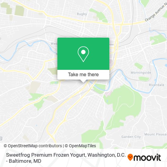 Mapa de Sweetfrog Premium Frozen Yogurt