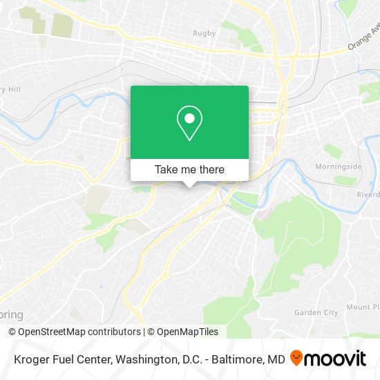 Kroger Fuel Center map